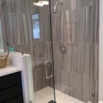 beautiful design shower tile and custom glass
